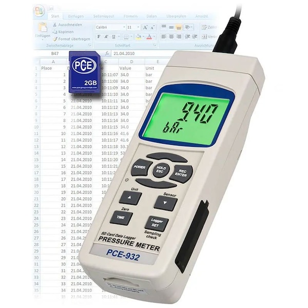 Pressure Meter, 0 to 400 bar